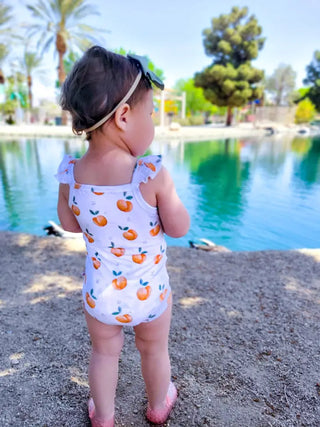 Scoots Peachy Flutter Toddler Bamboo Onesie Bodysuits
