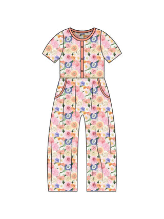 Laree & Co Melitta Bamboo Wide-Leg Romper