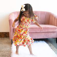Laree & Co Hartley Children's Ruffle Smocked Dress