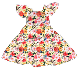 Laree & Co Hartley Children's Ruffle Smocked Dress