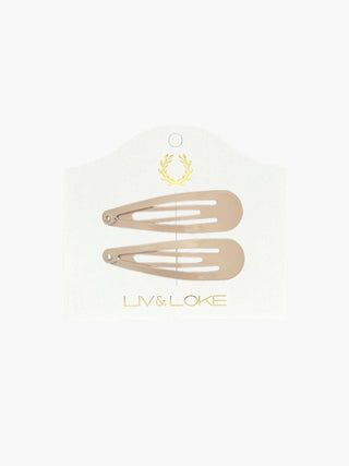 Liv & Lokes - 2-pack Vilda Hair Clips - Sweet Pink
