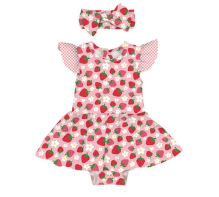 Charlie's Project Kids Sunny Days Collection Twirl Skirt Bodysuit