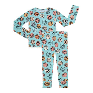 Sage & Ivory Baby Bamboo Long Sleeve Pajama Set (Miles)