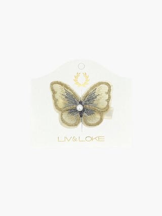 Liv & Lokes - Juvelia Hair clip - Golden Butterfly