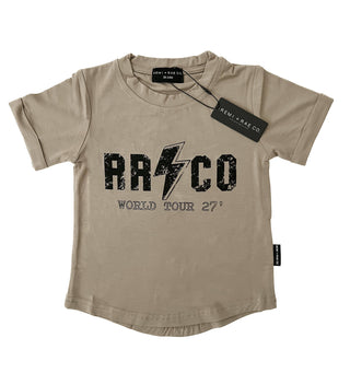 Remi + Rae Co. Bamboo RRCO World Tour Tee - Dune