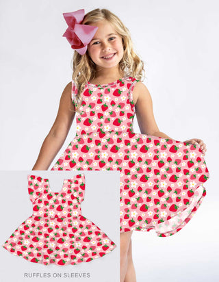 Charlie's Project Kids Sunny Days Collection - Flutter Bamboo Twirl Dress