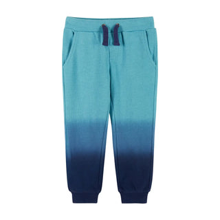 Andy & Evan Dip Dye Sweat Set - Aqua Dip Dye