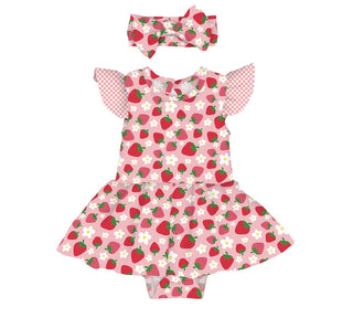 Charlie's Project Kids Sunny Days Collection Twirl Skirt Bodysuit