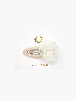 Liv & Lokes - Iris Hair Clip - Sweet Rose